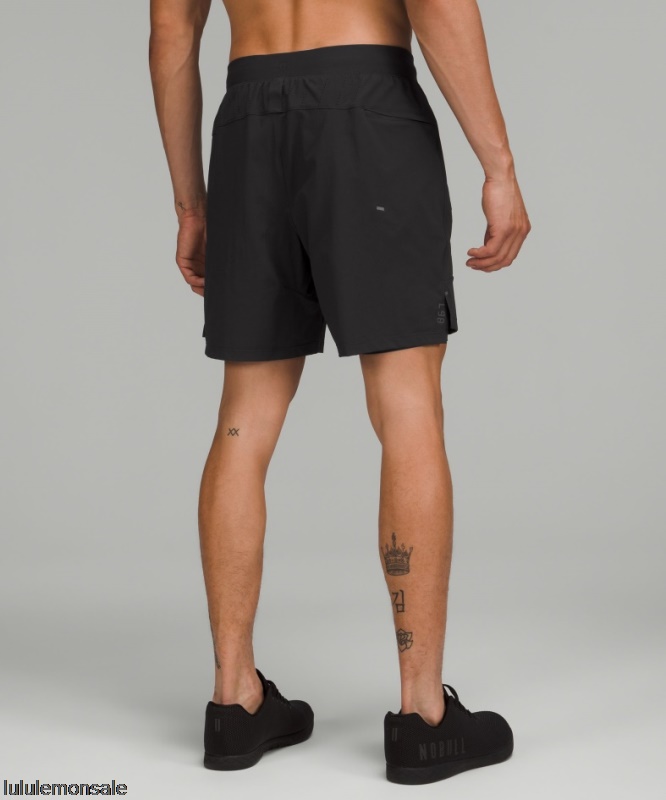 Lululemon Deutschland DELULU838 | Lululemon Deutschland Schwarz Lizenz Zum Trainieren Gefüttert Kurz 7